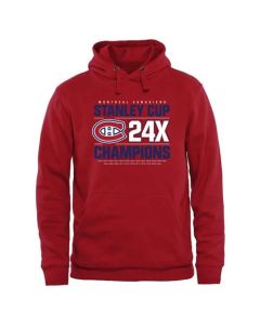 Montreal Canadiens Rinkside Victor Pullover Hoodie Red