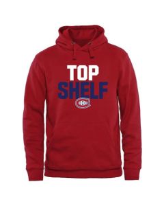 Montreal Canadiens Top Shelf Pullover Hoodie Red