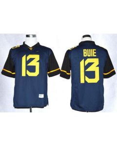 Mountaineers #13 Andrew Buie Navy Blue Limited Stitched NCAA Jersey