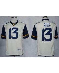 Mountaineers #13 Andrew Buie White Limited Stitched NCAA Jersey