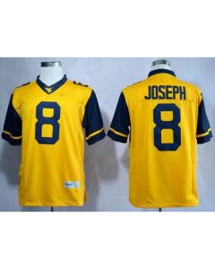Mountaineers #8 Karl Joseph Gold Limited Stitched NCAA Jersey