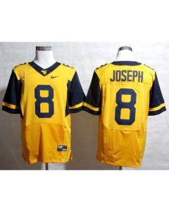 Mountaineers #8 Karl Joseph Gold Stitched NCAA Jersey
