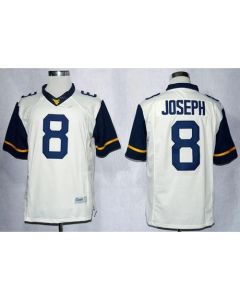 Mountaineers #8 Karl Joseph White Limited Stitched NCAA Jersey