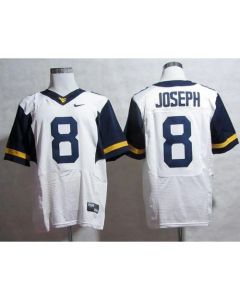 Mountaineers #8 Karl Joseph White Stitched NCAA Jersey