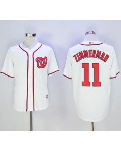 Nationals #11 Ryan Zimmerman White New Cool Base Stitched MLB Jersey