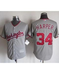 Nationals #31 Max Scherzer Grey New Cool Base Stitched MLB Jersey