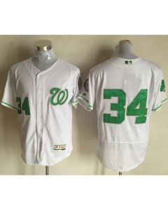 Nationals #34 Bryce Harper White Celtic Flexbase Authentic Collection Stitched MLB Jersey