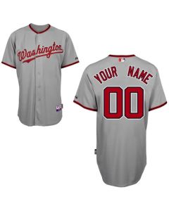Nationals Authentic Grey 2011 Cool Base MLB Jersey