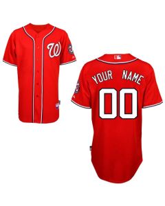 Nationals Authentic Red 2011 Cool Base MLB Jersey