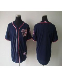 Nationals Blank Navy Blue Cool Base Stitched MLB Jersey
