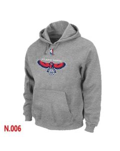 NBA Atlanta Hawks Pullover Hoodie Light Grey