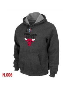 NBA Chicago Bulls Pullover Hoodie Dark Grey