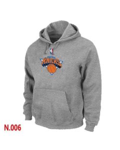 NBA New York Knicks Pullover Hoodie Light Grey