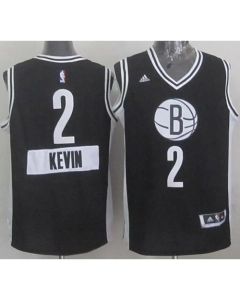Nets #2 Kevin Garnett Black 2014-15 Christmas Day Stitched NBA Jersey