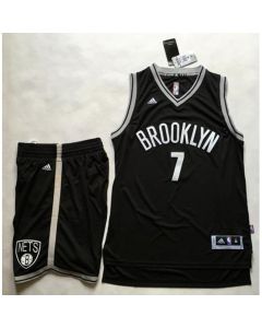 Nets #7 Jeremy Lin Black A Set Stitched NBA Jersey