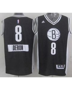 Nets #8 Deron Williams Black 2014-15 Christmas Day Stitched NBA Jersey