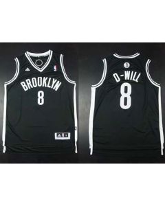 Nets #8 Deron Williams Black D-Will Stitched NBA Jersey