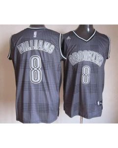 Nets #8 Deron Williams Black Rhythm Fashion Stitched NBA Jersey