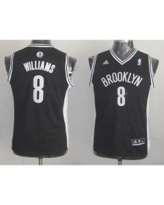 Nets #8 Deron Williams Black Stitched Youth NBA Jersey