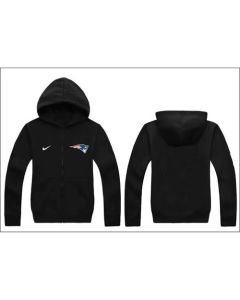 New England Patriots Authentic Logo Hoodie Black