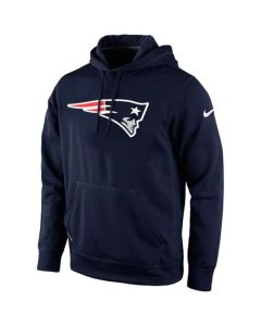 New England Patriots KO Logo Essential Hoodie Navy Blue