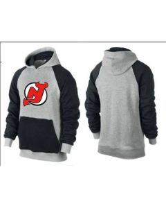New Jersey Devils Pullover Hoodie Grey & Black