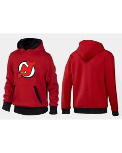 New Jersey Devils Pullover Hoodie Red & Black