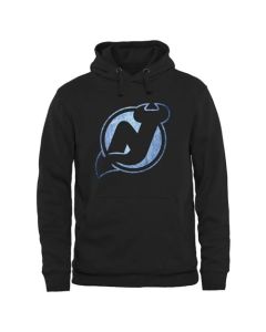 New Jersey Devils Rinkside Pond Hockey Pullover Hoodie Black