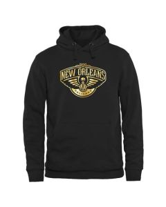 New Orleans Pelicans Gold Collection Pullover Hoodie Black