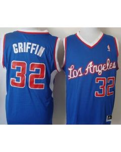 New Revolution 30 Clippers #32 Blake Griffin Blue Stitched NBA Jersey