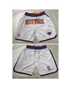 New Yok Knicks White Shorts (Run Small)