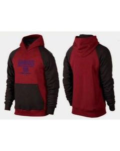 New York Giants Critical Victory Pullover Hoodie Burgundy Red & Black