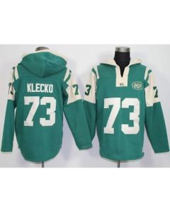 New York Jets #73 Joe Klecko Green Player Winning Method Pullover NFL Hoodie