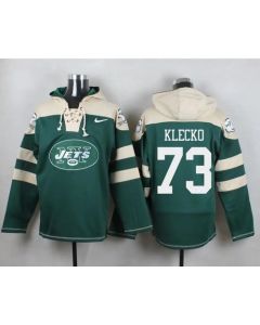 New York Jets #73 Joe Klecko Green Sawyer Hoodie Sweatshirt NFL Hoodie