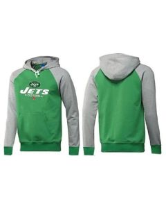 New York Jets Critical Victory Pullover Hoodie Green & Grey