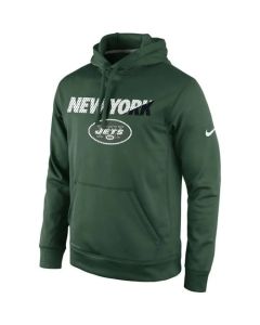 New York Jets Kick Off Staff Performance Pullover Hoodie Green