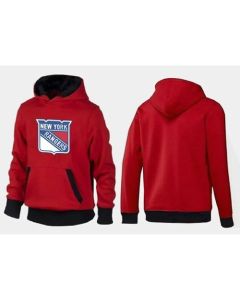 New York Rangers Pullover Hoodie Red & Black