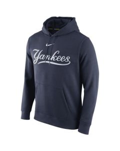 New York Yankees Club Pullover Navy Blue MLB Hoodie