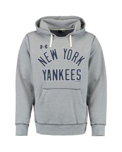 New York Yankees Under Armour Legacy Fleece Gray MLB Hoodie