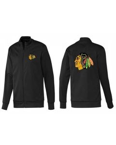 NHL Chicago Blackhawks Zip Jackets Black-1