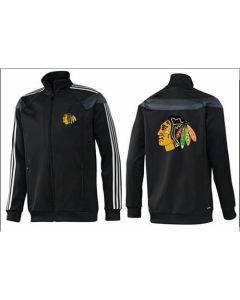 NHL Chicago Blackhawks Zip Jackets Black-2