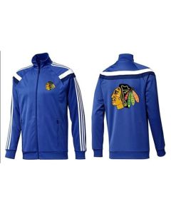NHL Chicago Blackhawks Zip Jackets Blue-4
