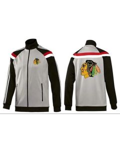 NHL Chicago Blackhawks Zip Jackets Grey
