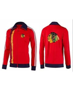 NHL Chicago Blackhawks Zip Jackets Orange-2