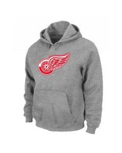 NHL Detroit Red Wings Big & Tall Logo Pullover Hoodie Grey
