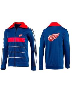 NHL Detroit Red Wings Zip Jackets Blue-3