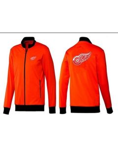 NHL Detroit Red Wings Zip Jackets orange-1