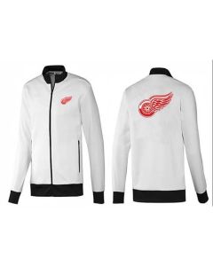 NHL Detroit Red Wings Zip Jackets White-1