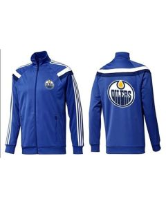 NHL Edmonton Oilers Zip Jackets Blue-4