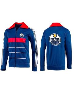 NHL Edmonton Oilers Zip Jackets Blue-5